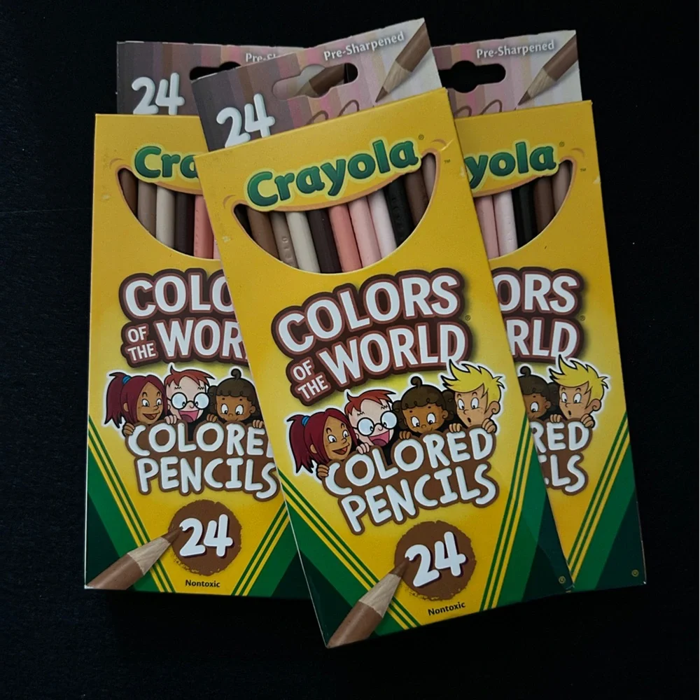 NWT - 3 Packs!! Crayola Colors of the World Colored Pencils - 24 Count